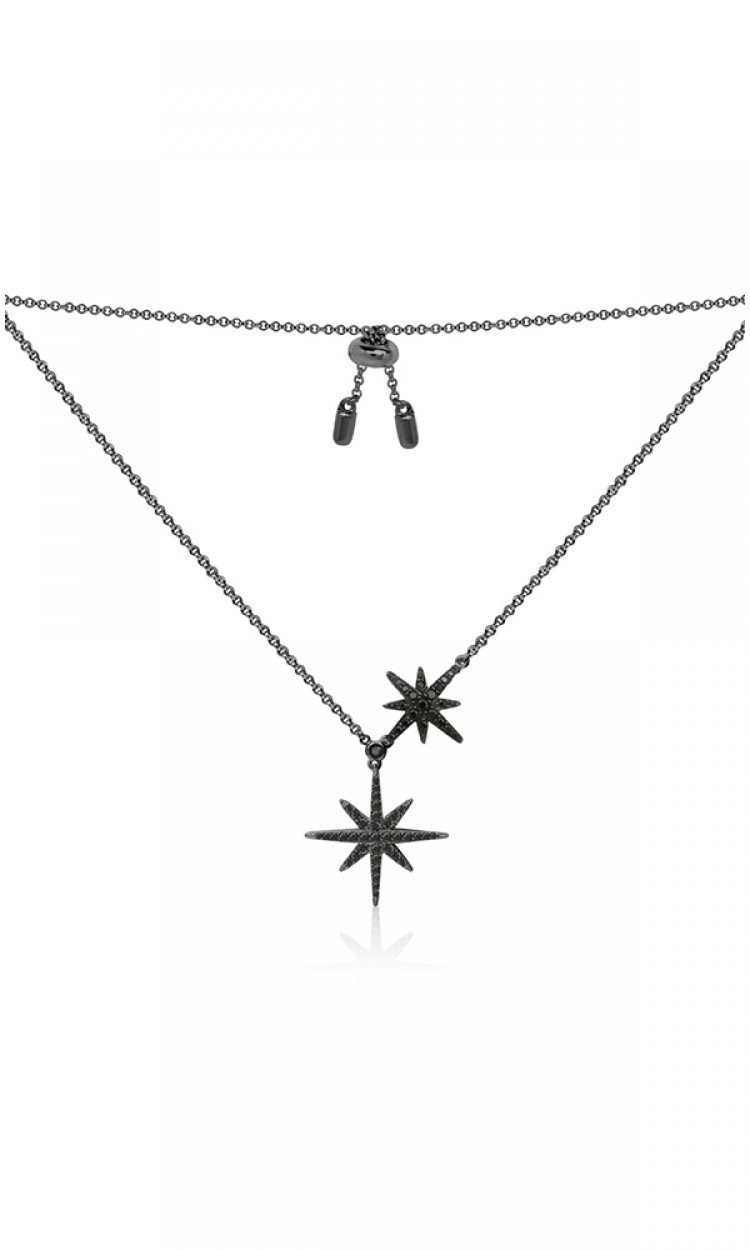 【APM MONACO】AC3351BZT新款设计感黑色流星项链女锁骨链星星闺蜜生日送女友礼物（中国仓）