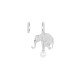 【APM MONACO】AE11040M不对称大象耳钉小众轻奢ins风设计感小清新女耳环银色（中国仓）