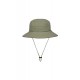 【预售】【BEDHEAD】HE-BU140-KHAKI宽檐太阳帽有帽带直立帽沿卡其（中国仓）