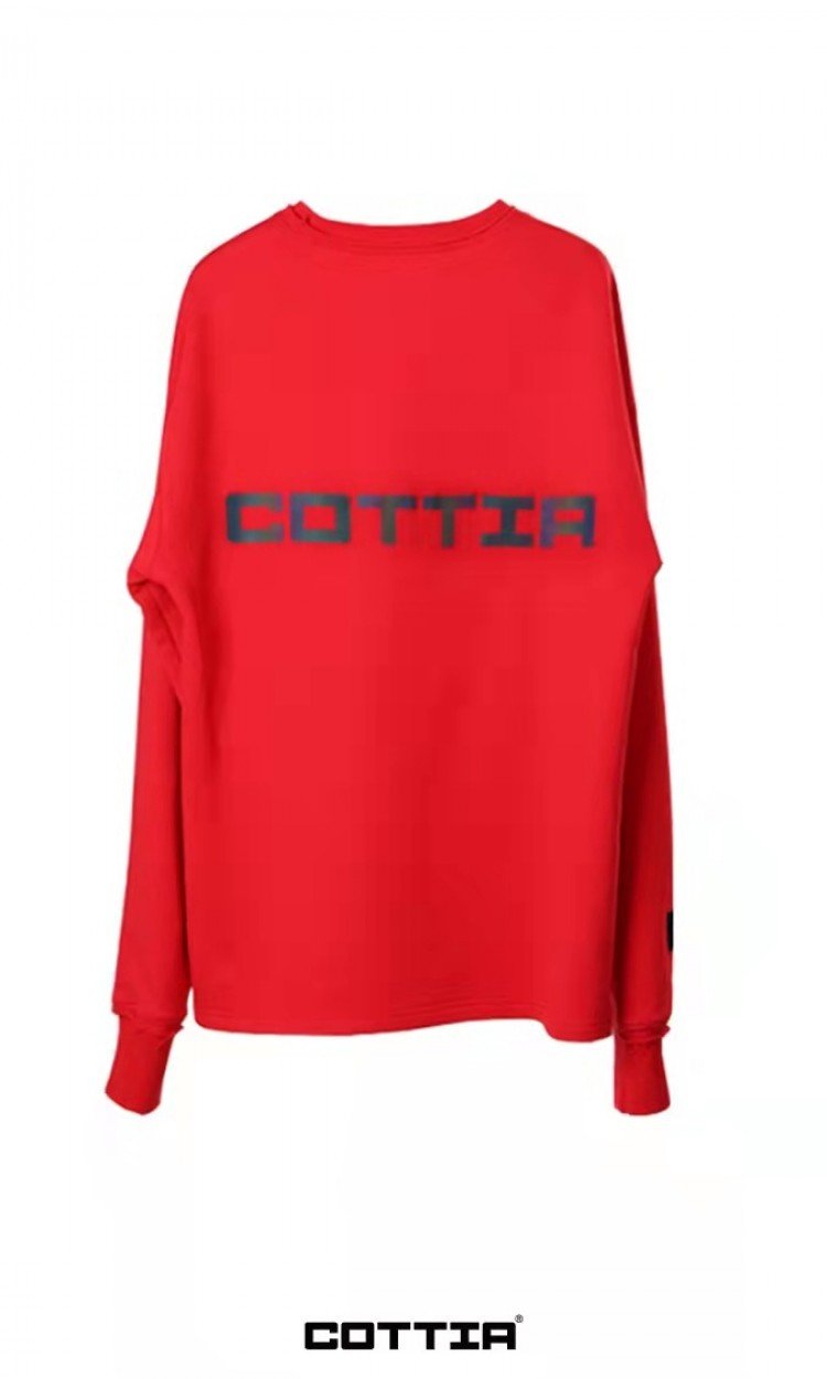 【COTTIA】C21SS137红唇手指卫衣红色均码（中国仓）