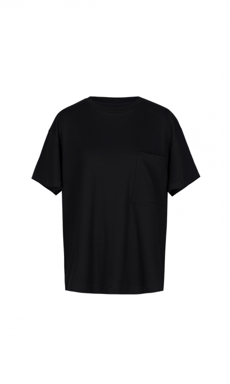 【DEVIL BEAUTY】DB18SS-TEE111BL超大口袋T恤黑色（中国仓）