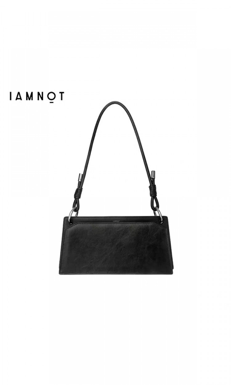 【HXXXXS】IAMNOT原创设计CARMEN BAGS双面包-191A429-09A黑色（中国仓）