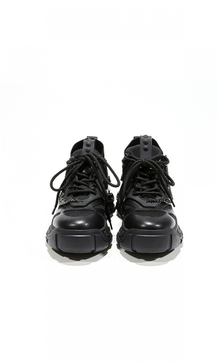 【HXXXXS】IAMNOT时尚休闲运动鞋Y204014B1-黑色预售（中国仓）