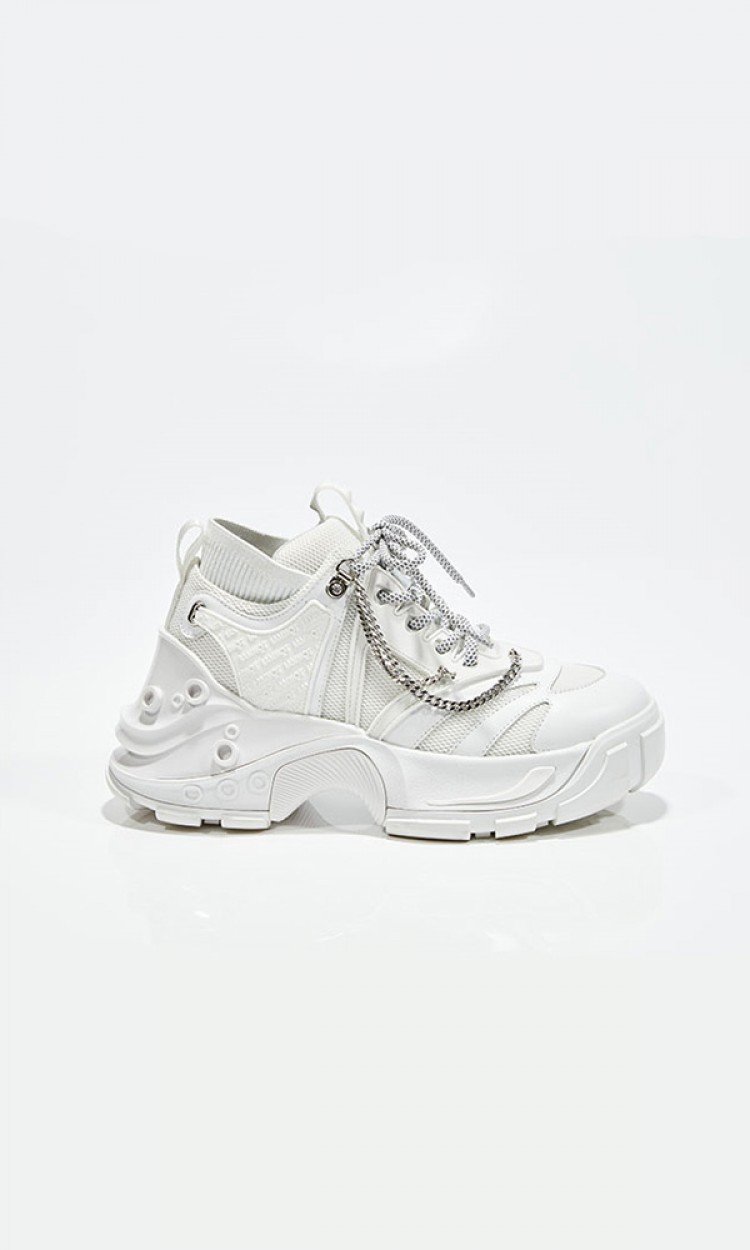 【HXXXXS】IAMNOT时尚休闲运动鞋Y204014W1-白色预售（中国仓）