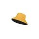 【DEFENDER】DEF2121超纤双面双色折叠渔夫帽黑黄色（中国仓）