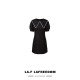 【LA FREEDOM】210541尖尖领泡泡袖香风连衣裙新款气质显瘦裙子（中国仓）
