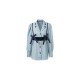 【LA FREEDOM】210721蝴蝶结背心浅蓝衬衣两件套西装外套（中国仓）