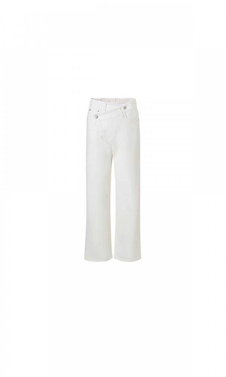 【LA FREEDOM】220326前片设计白色牛仔裤（中国仓）
