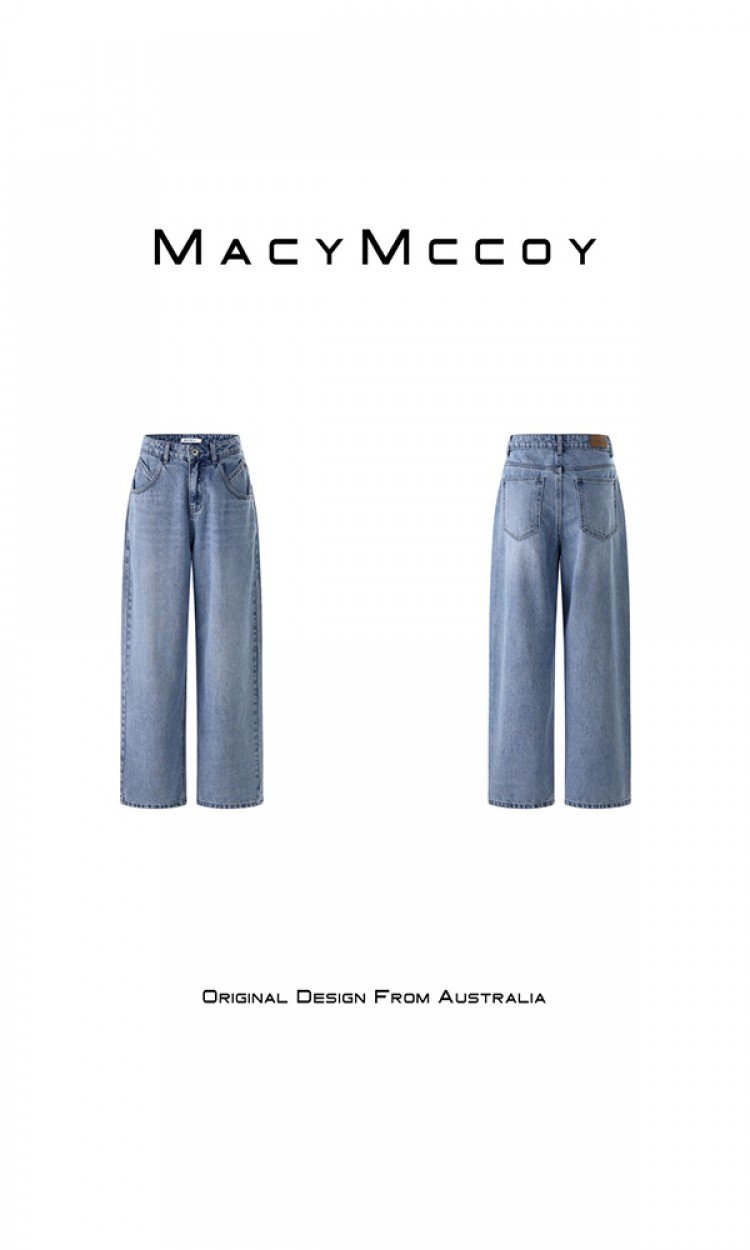 【MACY MCCOY】MMC2022037廓形牛仔香蕉裤（中国仓）