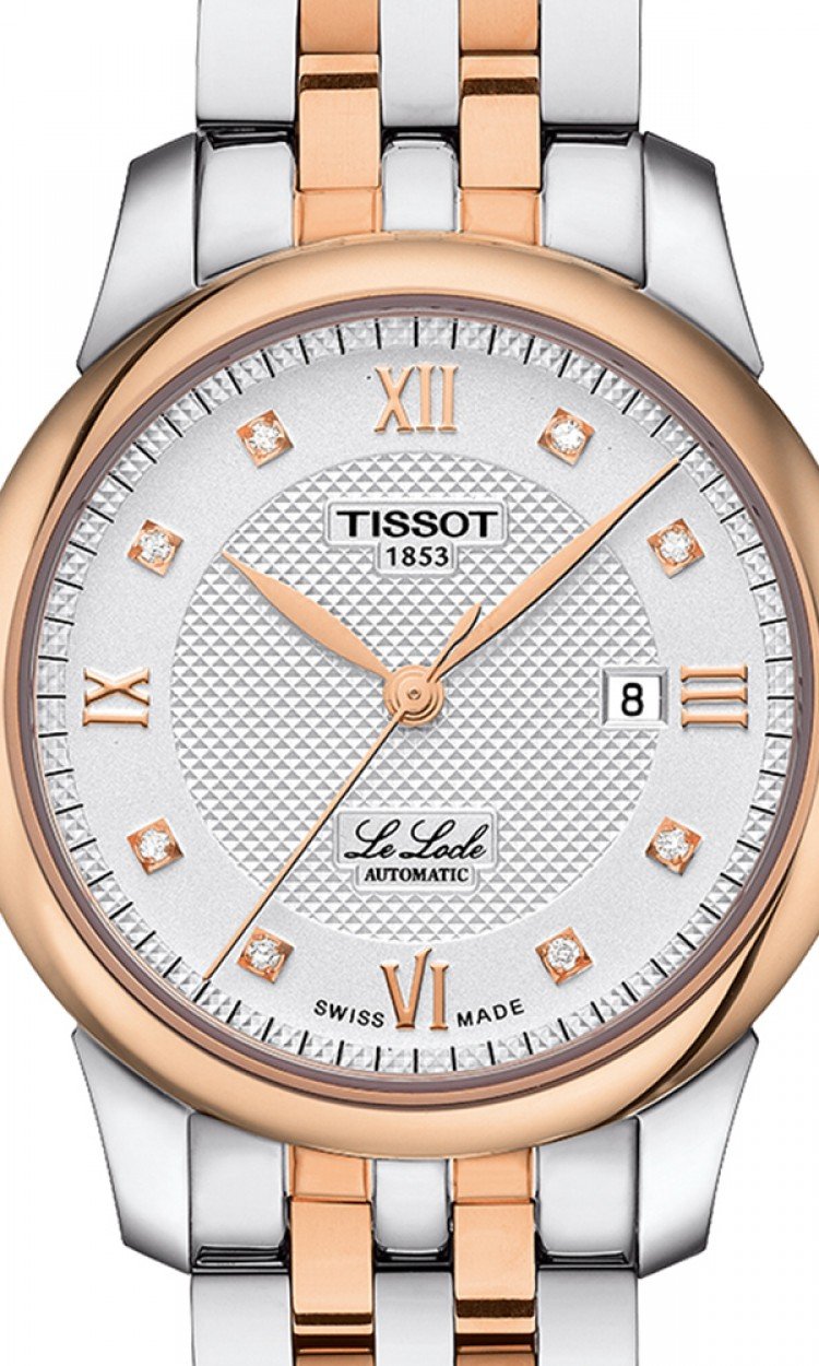 【TISSOT】T0062072203600天梭手表正品2020新款力洛克系列机械钢带经典时尚手表女表腕表（中国仓）