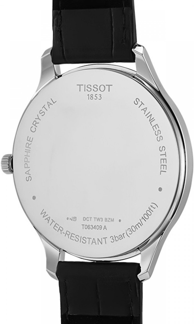 【TISSOT】T0634091605800天梭手表正品俊雅5.15mm纤薄石英皮带男表（中国仓）