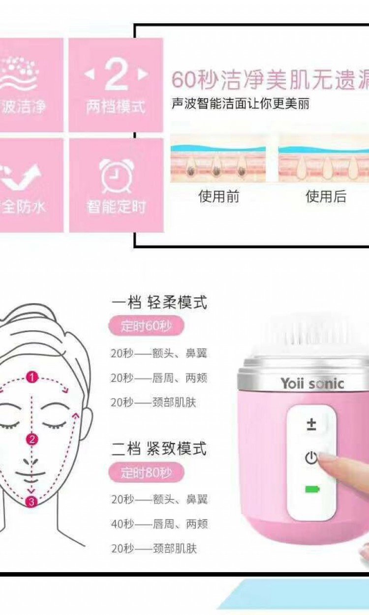 【YOII】新款智能洗脸仪（中国仓）