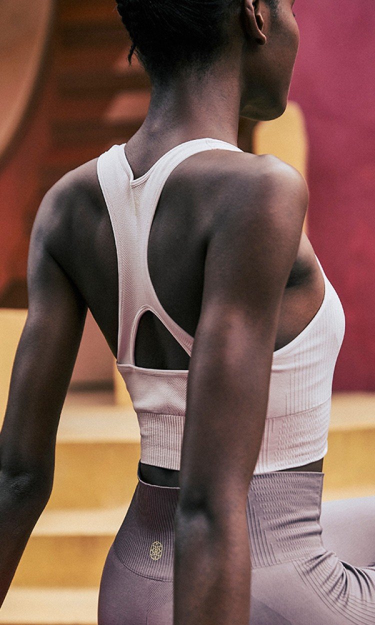 【YPL】YPL073.3D线雕运动背心女聚拢防震健身运动文胸塑型美背外穿瑜伽内衣粉色均码（中国仓）