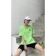【PIKPAK】PP20SS-T004GN绿色牛油果水果T恤刺绣宽松短袖均码（中国仓）
