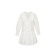 【RUMIA】RM200443秋季新款法式减龄娃娃领白色空气感连衣裙宽松显瘦（中国仓）