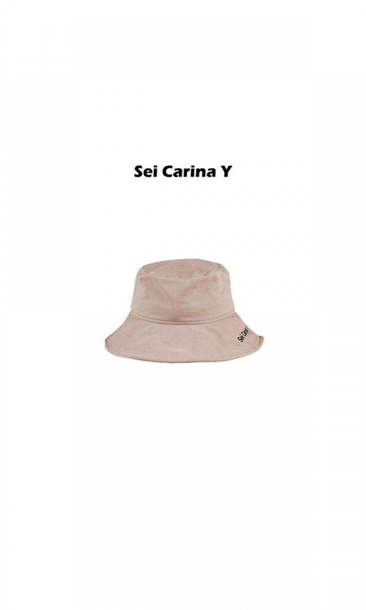 【SEI CARINA Y】18SS-17粉色渔夫帽明星同款简约气质百搭戚薇同款女夏季盆帽遮阳防晒帽子（中国仓）