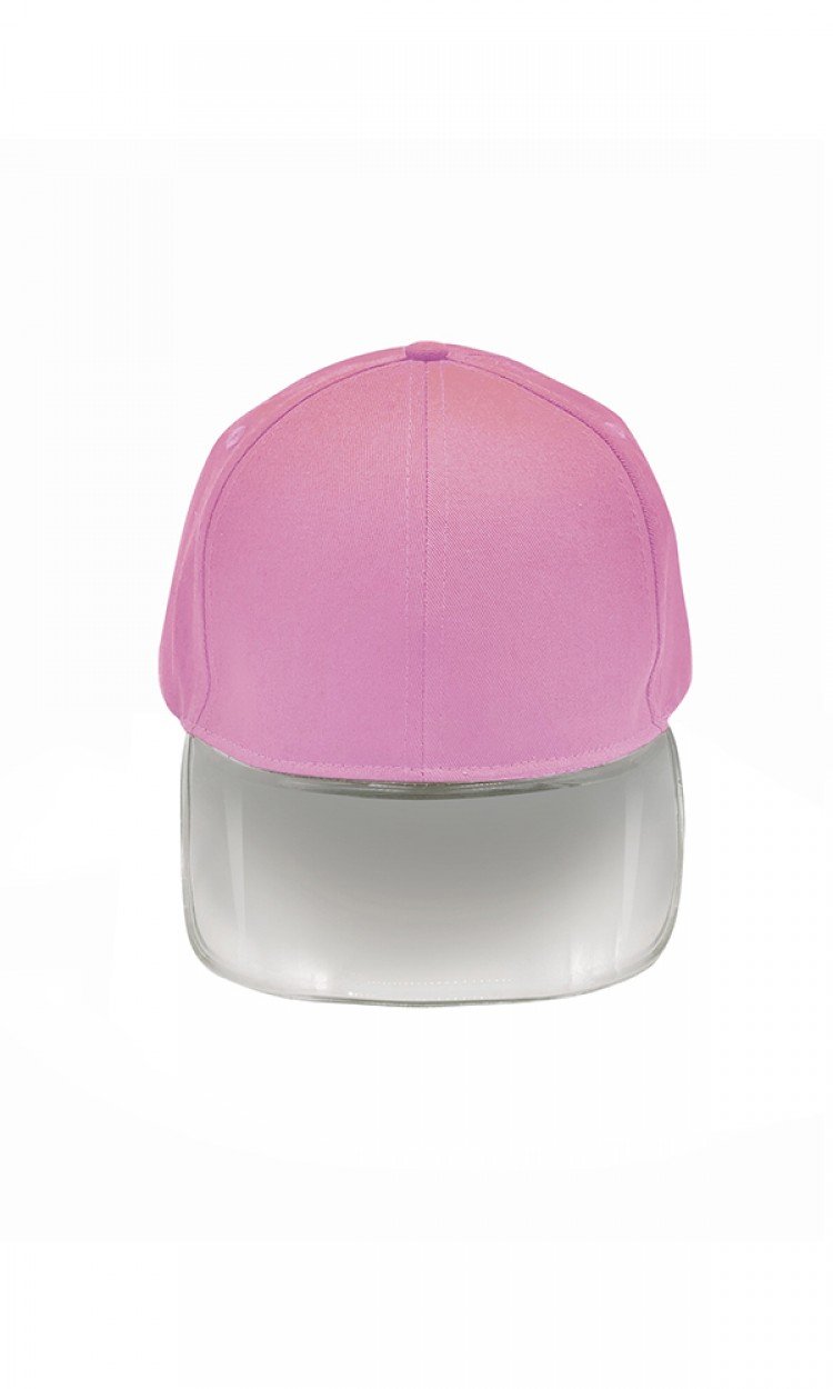 【SEI CARINA Y】18SS-70粉色透明檐棒球帽女款时尚休闲运动透明檐字母（中国仓）