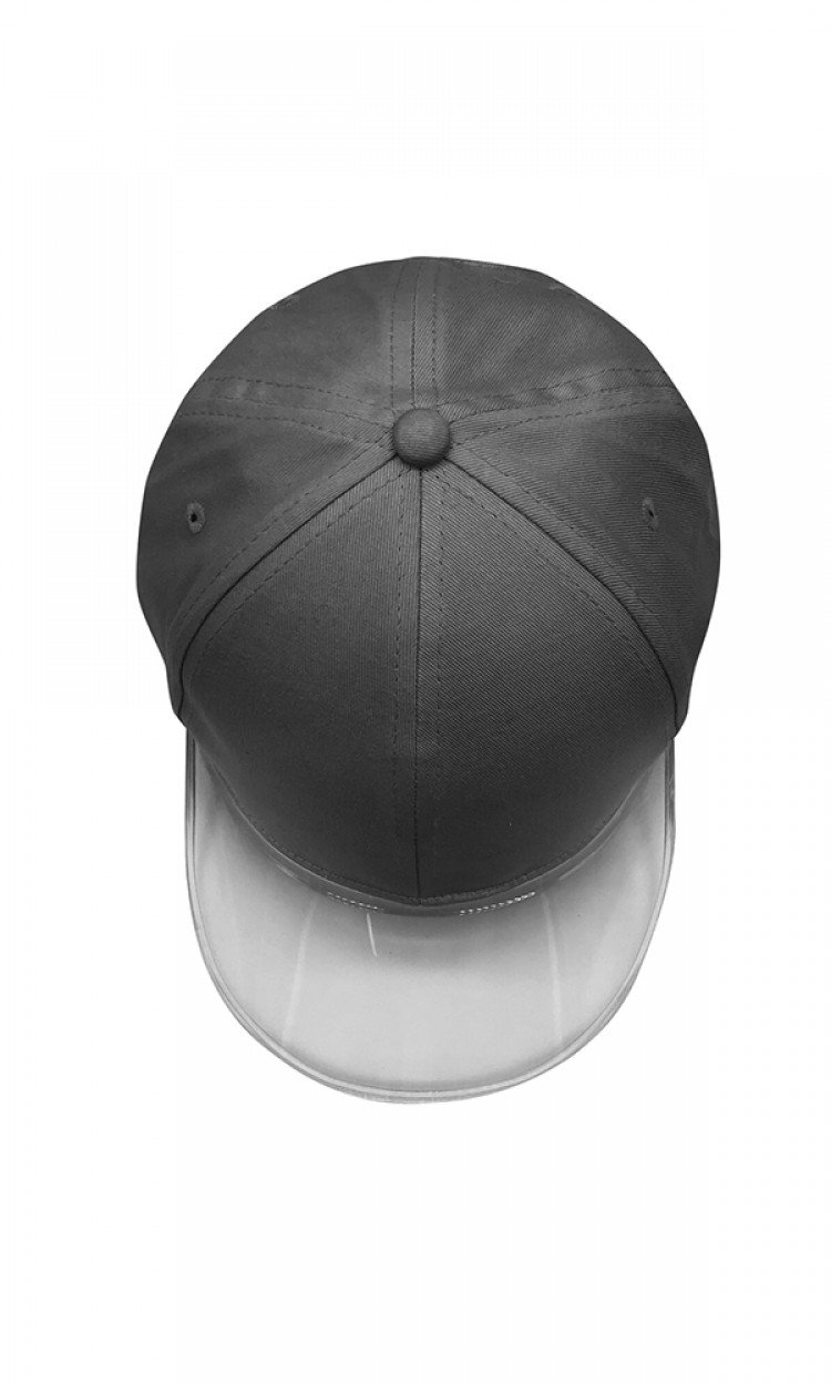 【SEI CARINA Y】18SS-72黑色透明檐棒球帽女款时尚休闲运动透明檐字母（中国仓）
