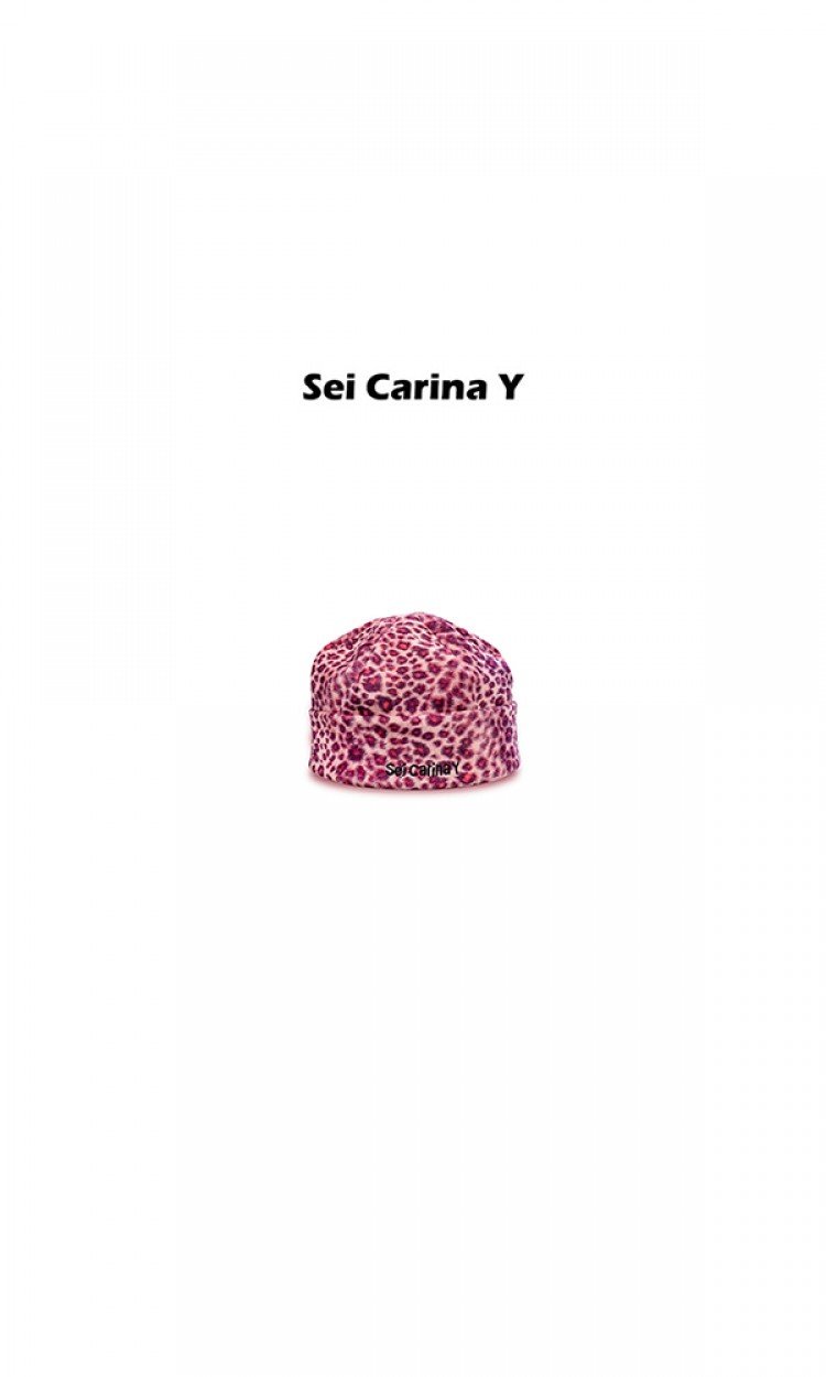 【SEI CARINA Y】19AW-152豹纹包头帽粉色（中国仓）