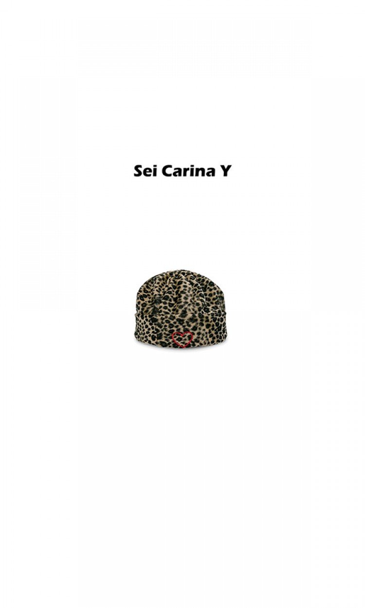 【SEI CARINA Y】19AW-155豹纹包头帽驼色（中国仓）