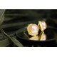 【STUDIO GLAMOR】SG9011026复古耳钉粉珍珠（中国仓）