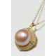 【STUDIO GLAMOR】SG9013008复古项链粉色珍珠Clelia necklace-Pink Pearl（中国仓）