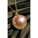 【STUDIO GLAMOR】SG9013008复古项链粉色珍珠Clelia necklace-Pink Pearl（中国仓）