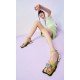 【SUGARSU酥履】SU21SS-1849G方头夹趾花朵中跟凉鞋女设计师仙女风鞋子2021年夏季新款（中国仓）