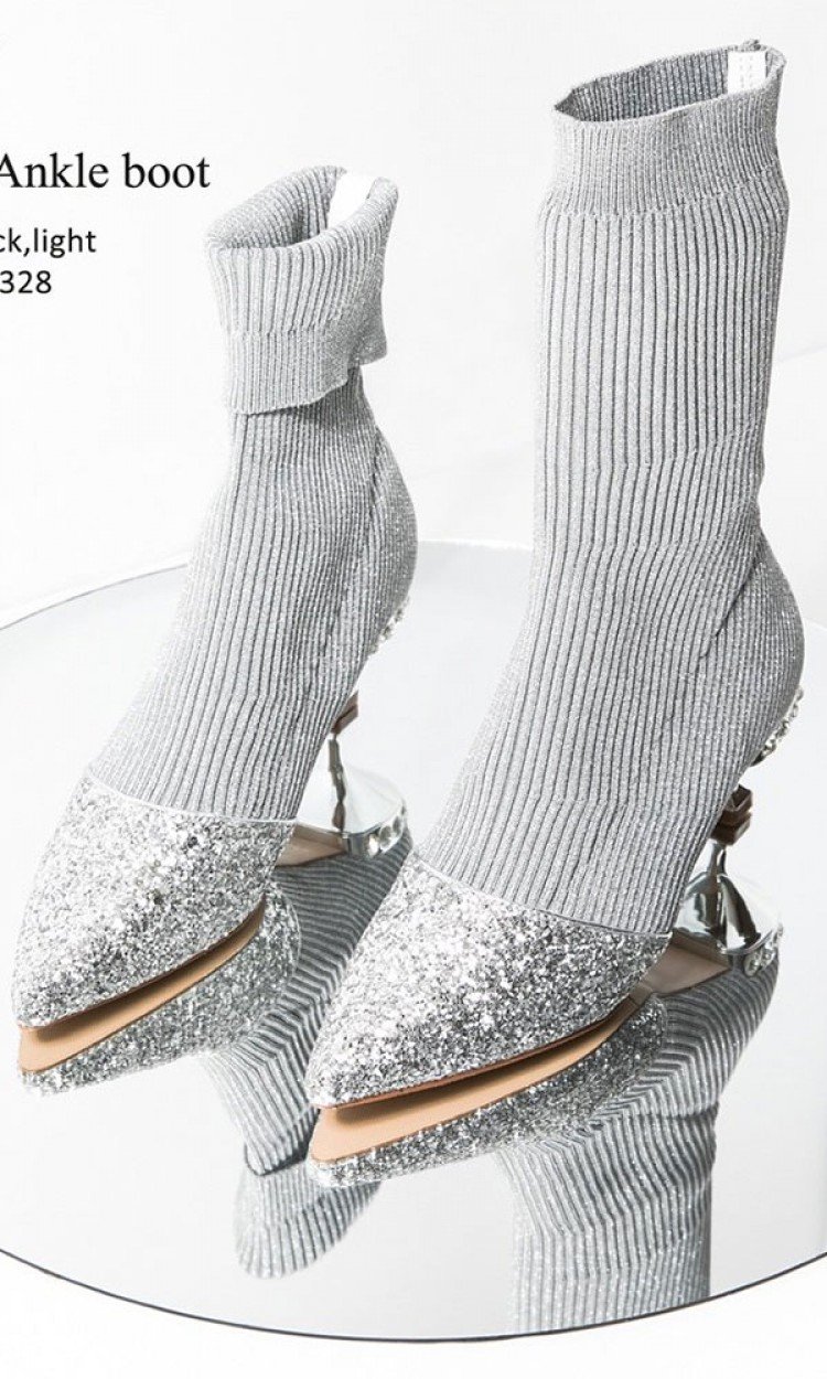 【DK】DK328银丝袜靴（澳洲直邮）