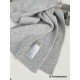 【EVER】TA8073浅灰色针织围巾（中国仓）
