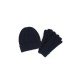 【EVER】TAA022针织套装礼包线帽毛线手套舒适保暖深蓝均码（中国仓）