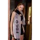 【FDUGG】SUSF19401羊绒围巾披肩围脖舒适保暖黑灰拼色均码（中国仓）