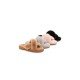 【OZWEAR】OB667糖果色交叉设计拖鞋毛毛家居鞋（澳洲直邮）