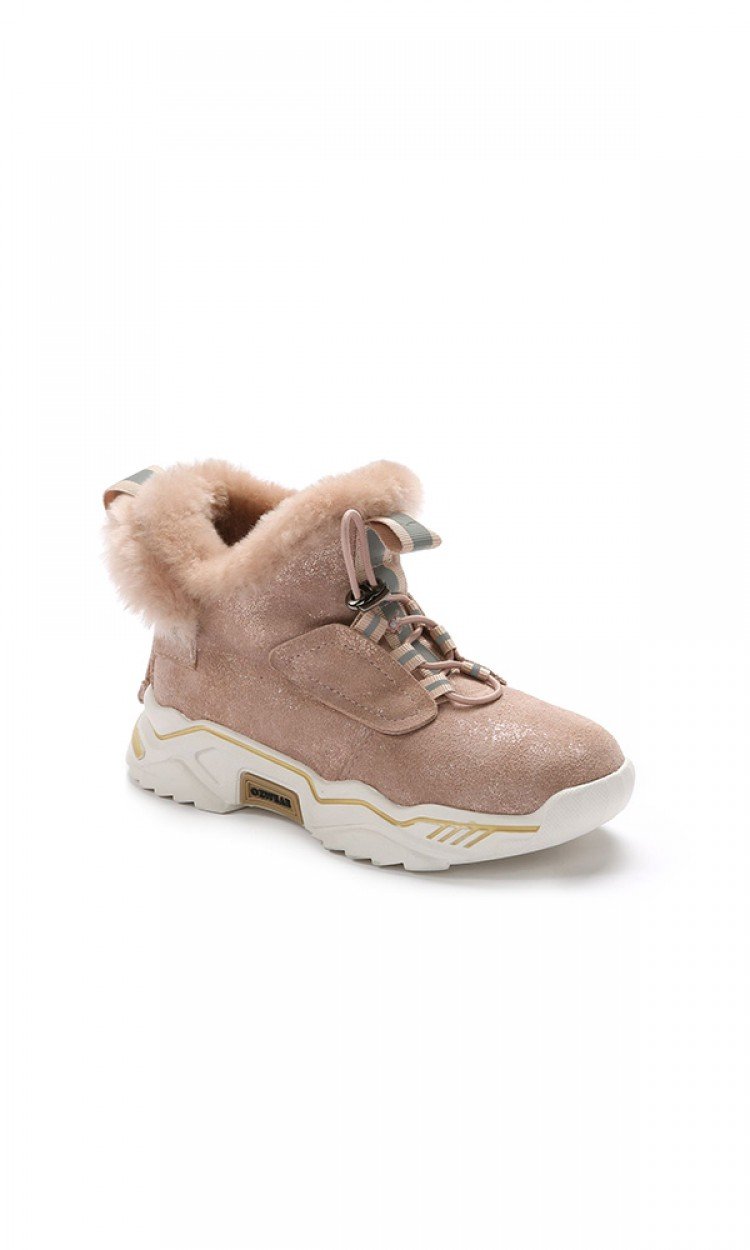 【OZWEAR】OZW231女童加绒运动鞋保暖棉鞋（中国仓）