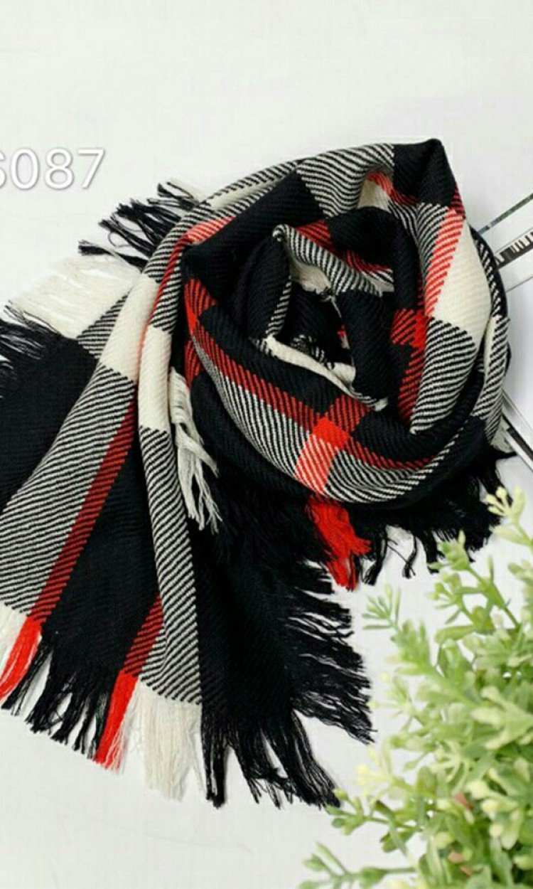 【OZWEAR】WS087澳大利亚羊毛条纹羊毛围巾（澳洲直邮）