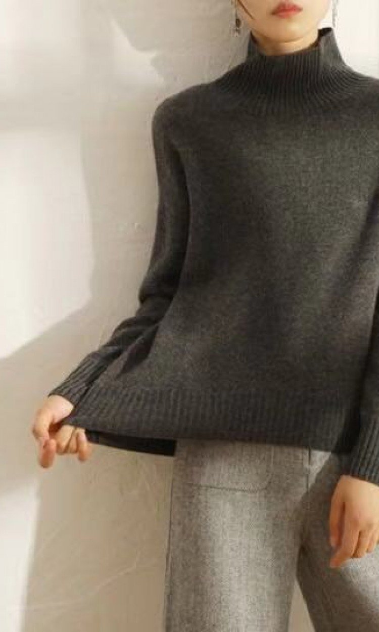 【TASMAN】W9123高领毛衣针织衫（中国仓）