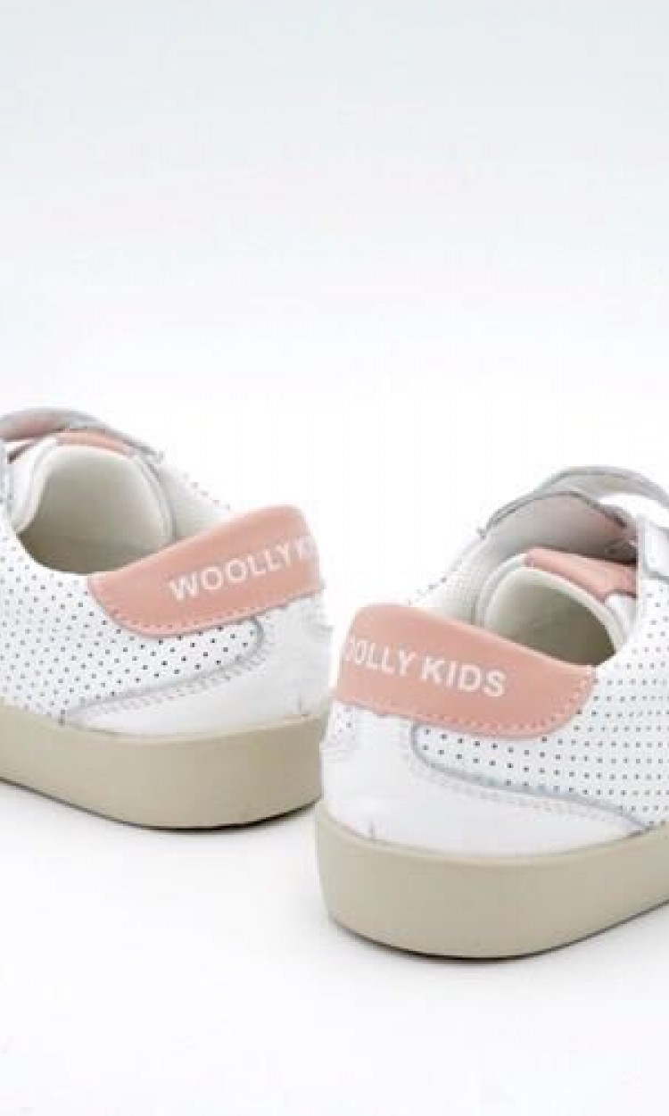 【WOOLLY KIDS】WK077儿童小白鞋（中国仓）