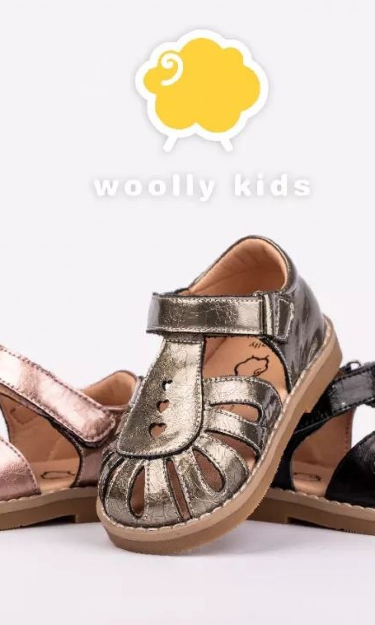 【WOOLLY KIDS】WK085琥珀罗马鞋鞋（中国仓）