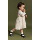 【WOOLLY KIDS】WK152新款塞布丽娜款学步鞋软底防滑透气黑莓黑（中国仓）
