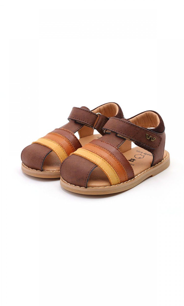 【WOOLLY KIDS】WK234可可棕辛巴系列新款儿童夏季凉鞋（中国仓）