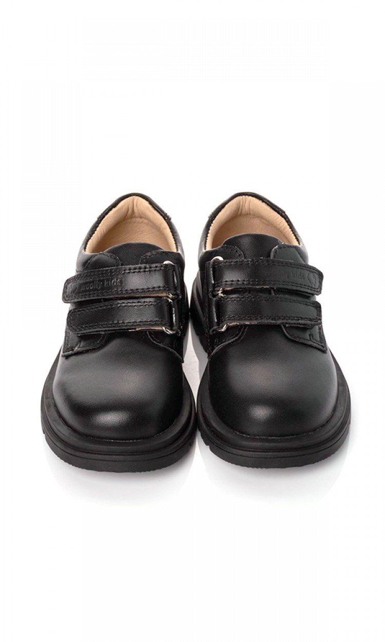 【WOOLLY KIDS】WK313乔治款典雅黑校园鞋系列复古皮鞋（中国仓）