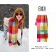 【EDGII】ED223004棉花糖围巾2022年秋冬新款百搭经典时尚保暖羊毛披肩围巾（中国仓）